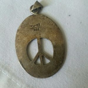 Sterling silver peace pendent